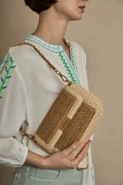 Bolso Rafia Solapa Mini