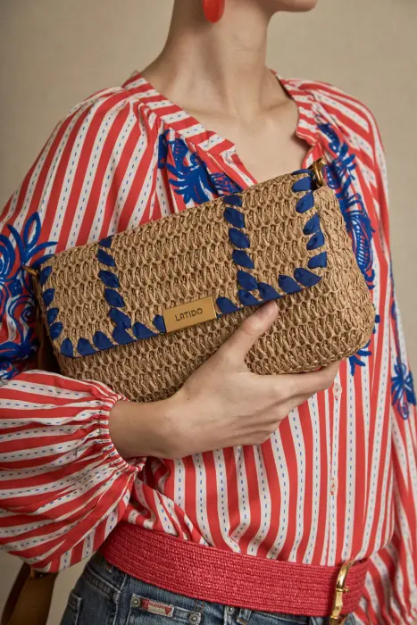 Bolso Rafia Midi
