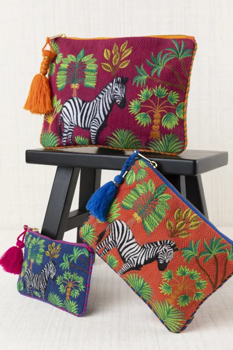 Bolsita Bordado Zebra (M)