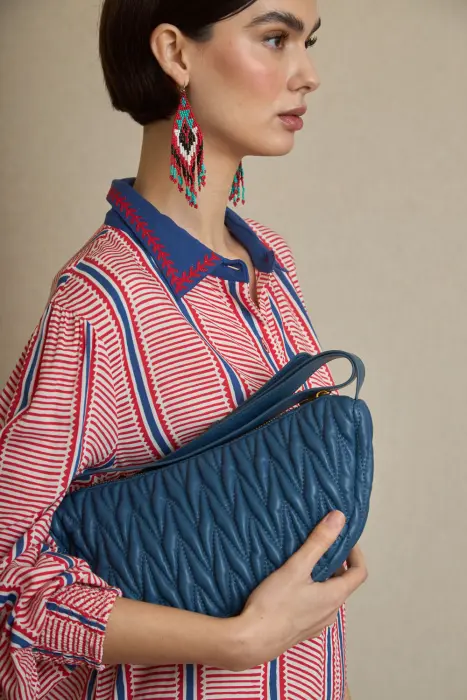 Vestido Camisero Rayado