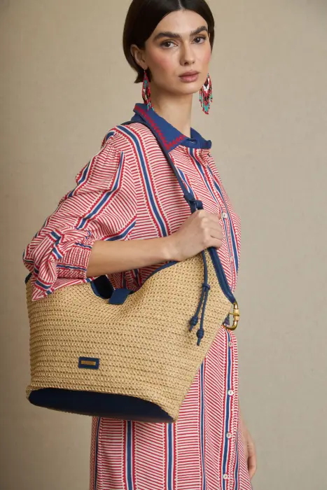 Vestido Camisero Rayado