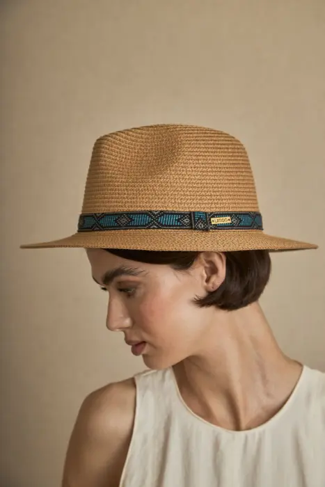 Sombrero Cinta Geométrica