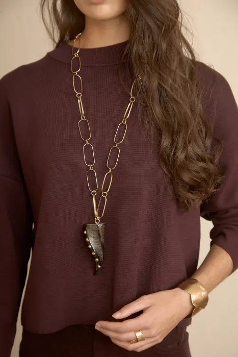 Collar colgante Cuerno Asta