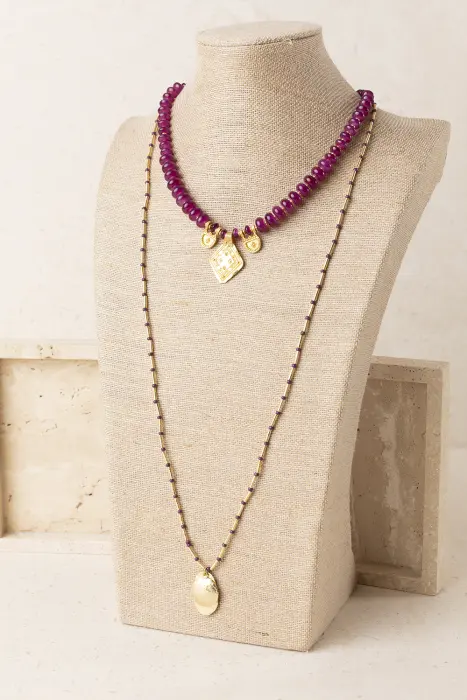 Collar Doble Colgante