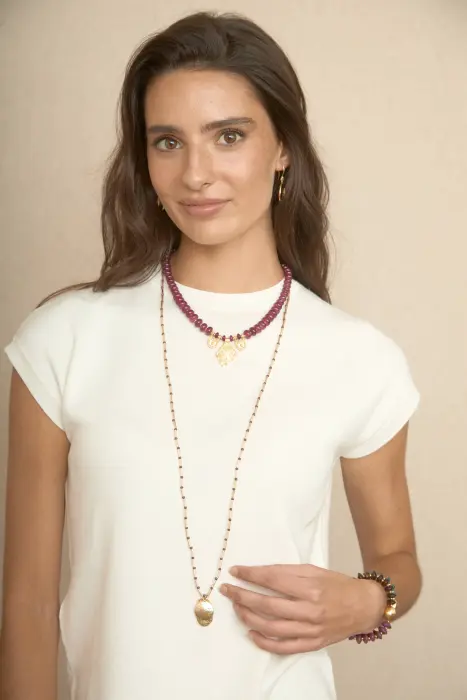 Collar Doble Colgante