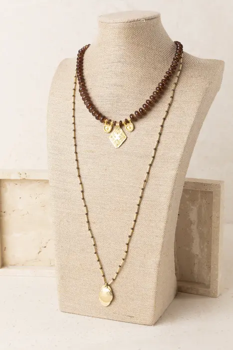 Collar Doble Colgante