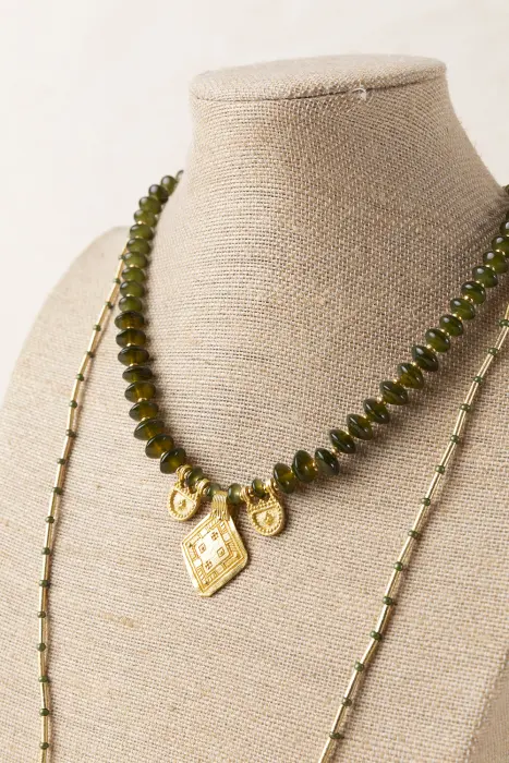 Collar Doble Colgante