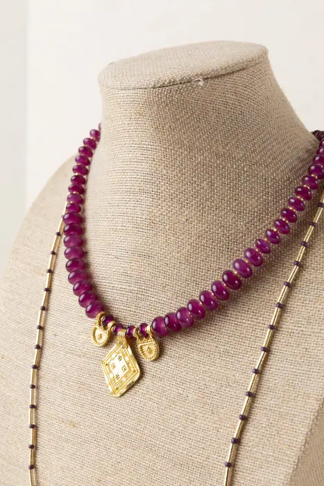 Collar Doble Colgante