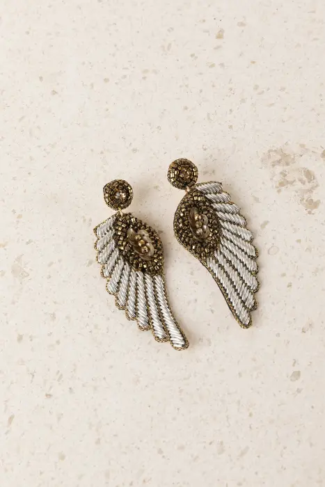 Pendientes Alas Brillo