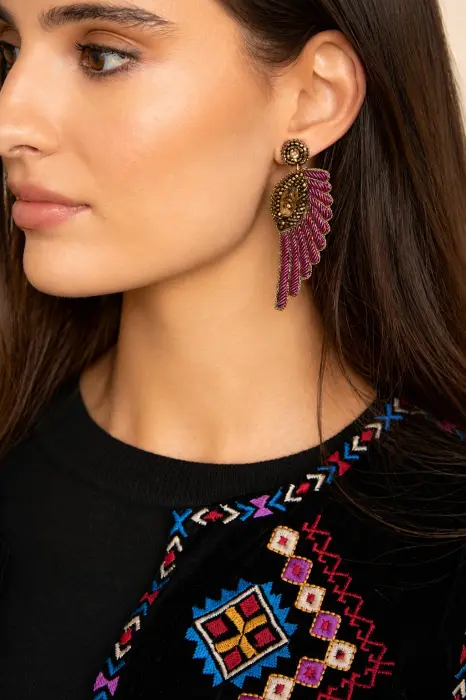 Pendientes Alas Brillo