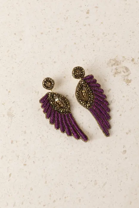 Pendientes Alas Brillo