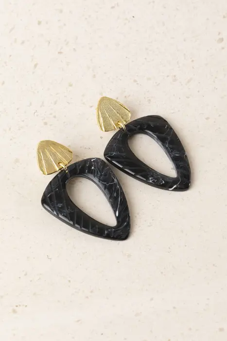 Pendientes Resina Labrada