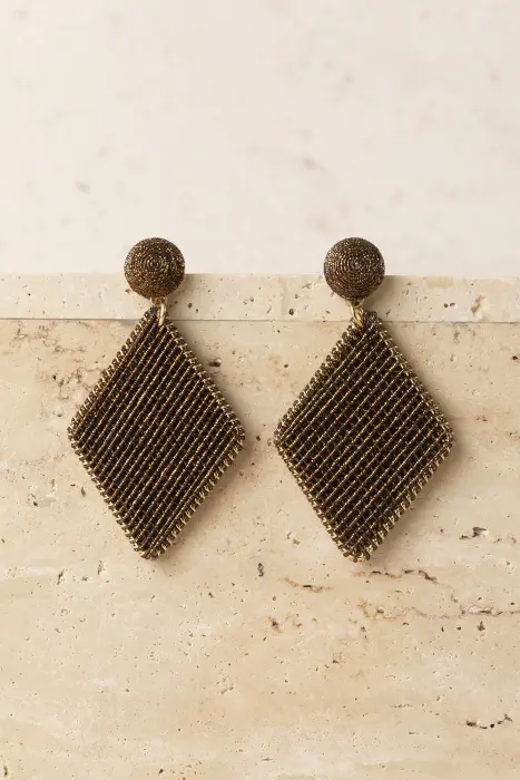 Pendientes Romboide Brillo