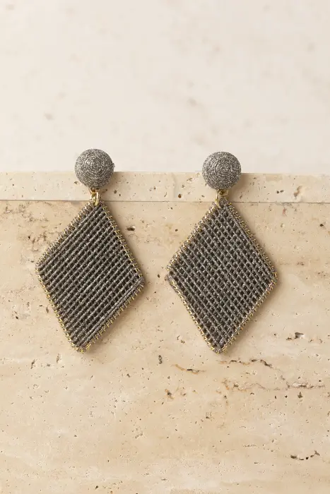 Pendientes Romboide Brillo