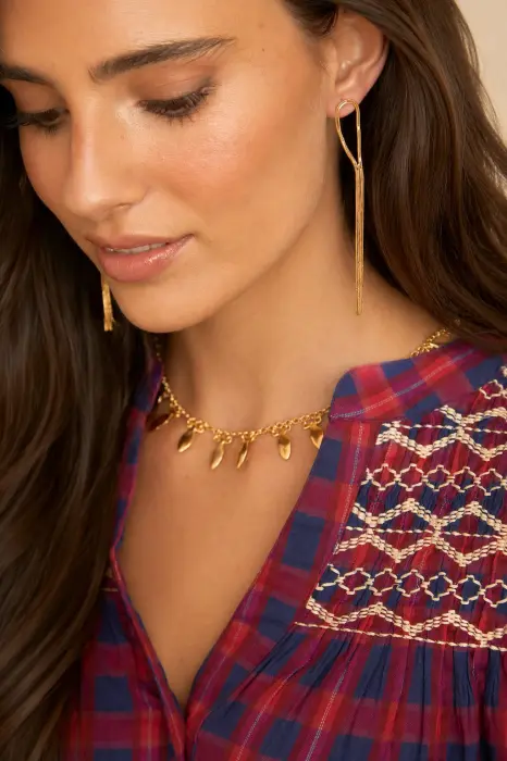 Pendientes Largos Brillo