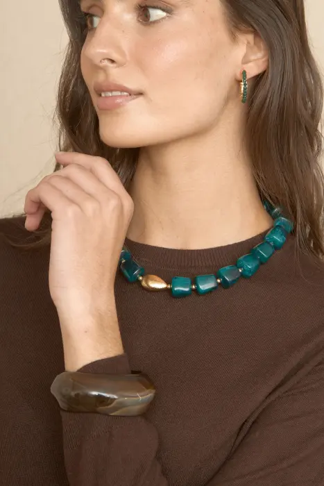 Pulsera Resina Ondulada