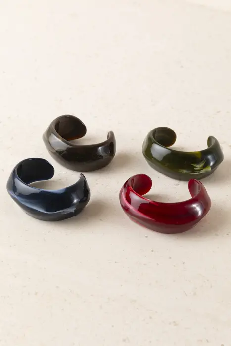 Pulsera Resina Ondulada