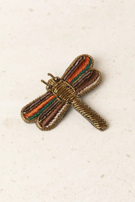Broche Insecto Bordado