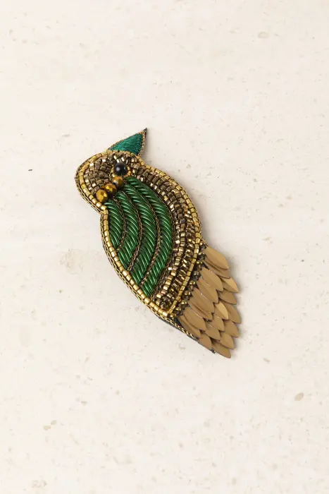 Broche Ave Bordado