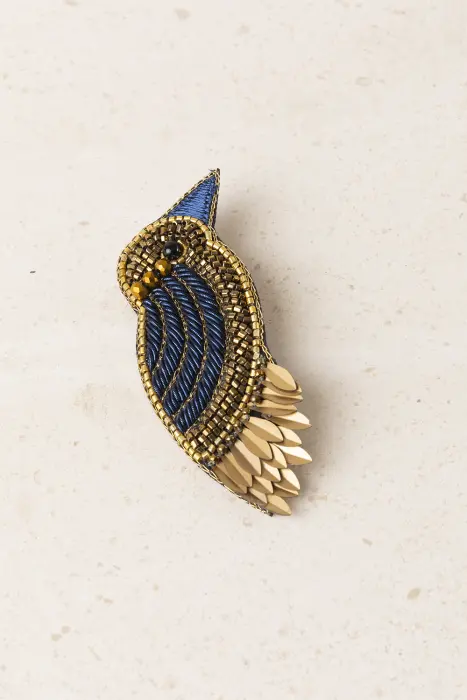 Broche Ave Bordado