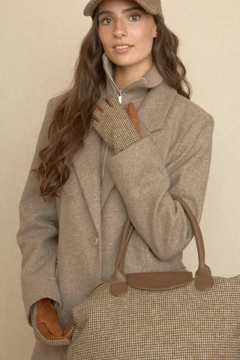 Guantes Tweed y Ante