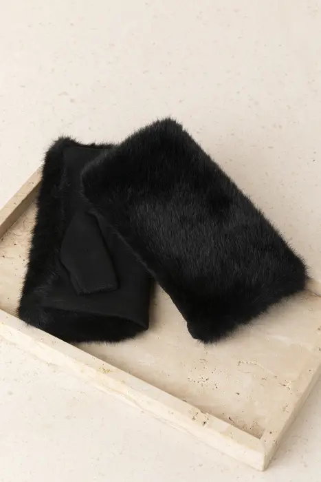 Guantes Mitones Pelo