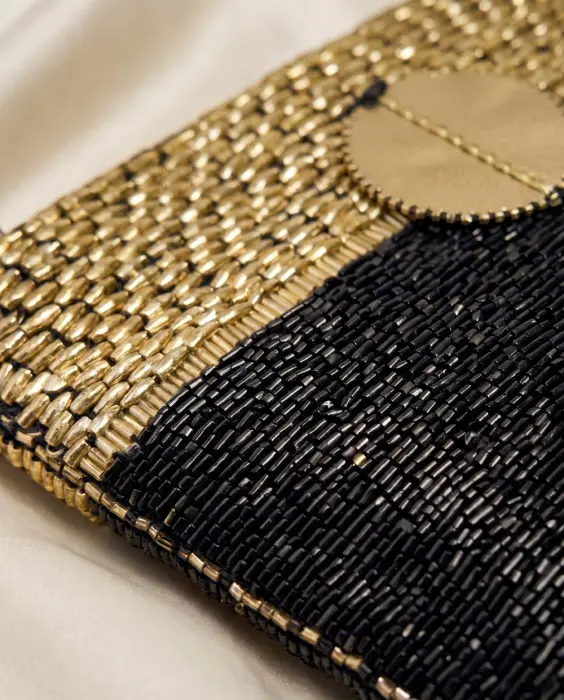 Bolso Cartera Broche Metálico