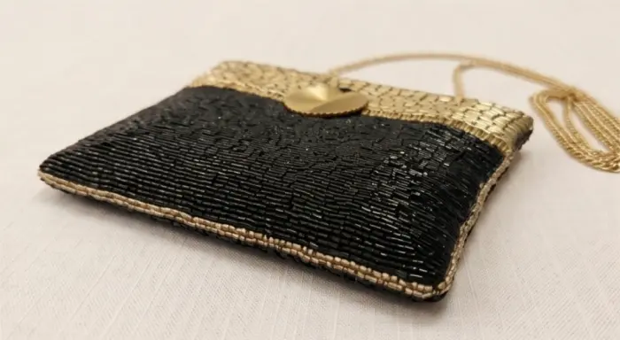 Bolso Cartera Broche Metálico