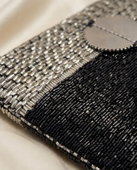 Bolso Cartera Broche Metálico