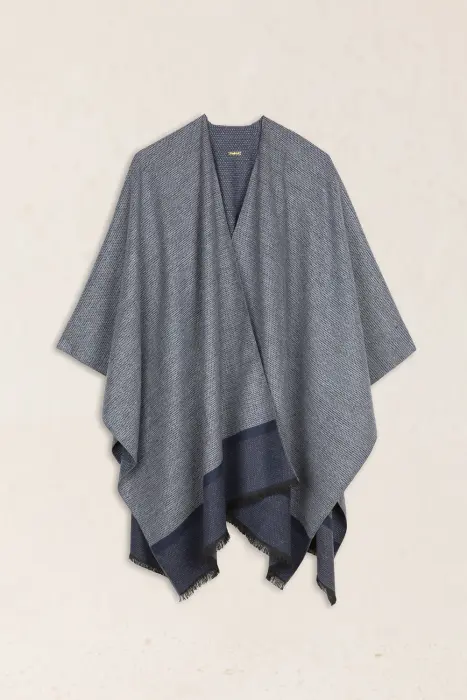 Poncho Bicolor Espiga