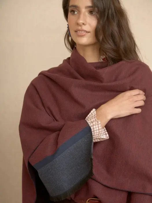 Poncho Bicolor Espiga