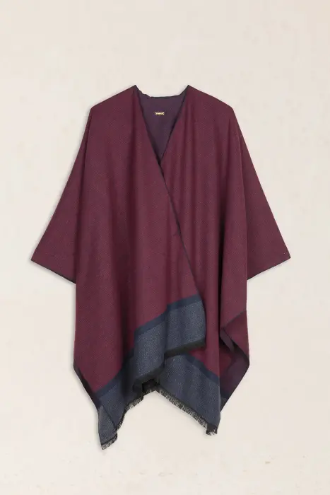 Poncho Bicolor Espiga