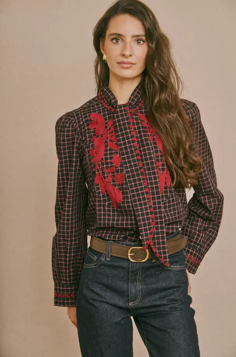 Blusa Lazo Bordada