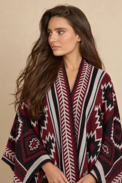 Poncho Zig Zag