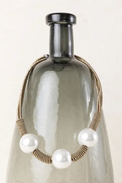 Collar Cordón y Perlas