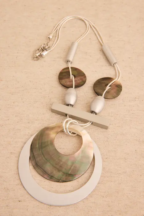 Colgante Circular Nácar