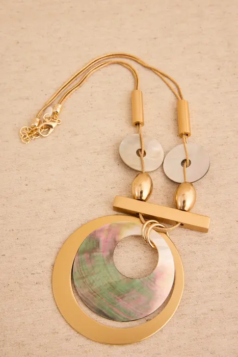 Colgante Circular Nácar