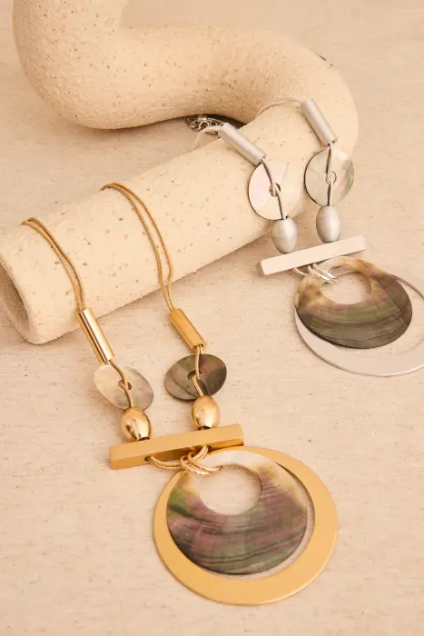 Colgante Circular Nácar