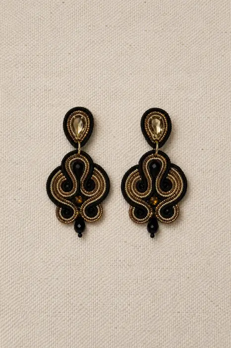 Pendientes Bordado en Color