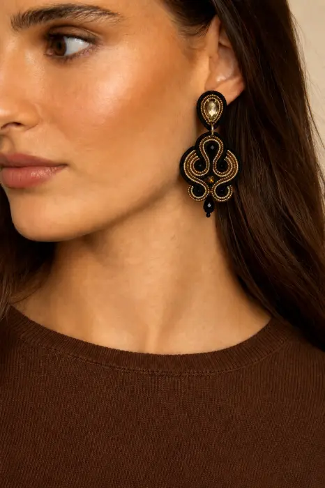 Pendientes Bordado en Color