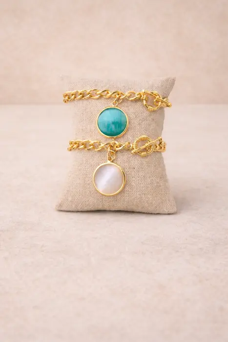 Pulsera con abalorio