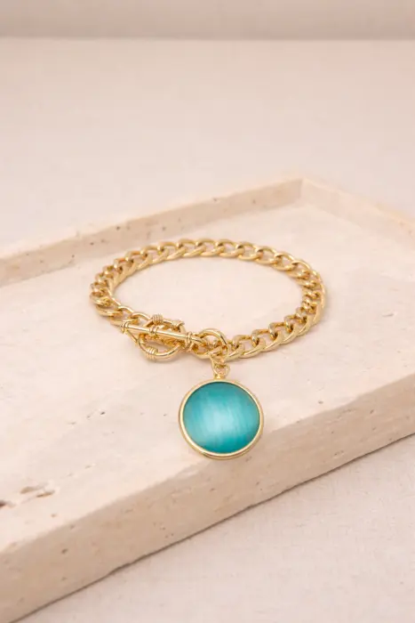 Pulsera con abalorio