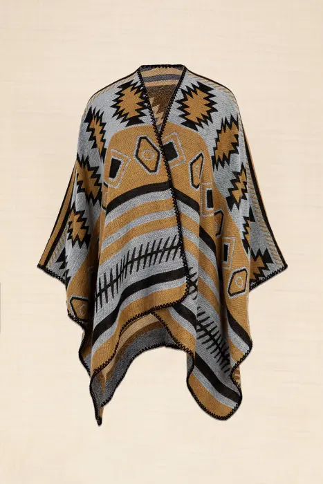 Poncho Zig Zag
