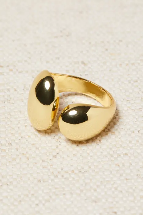 Anillo Dorado Gota