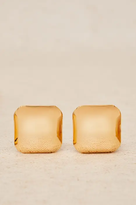 Pendientes Cuadrados Lisos