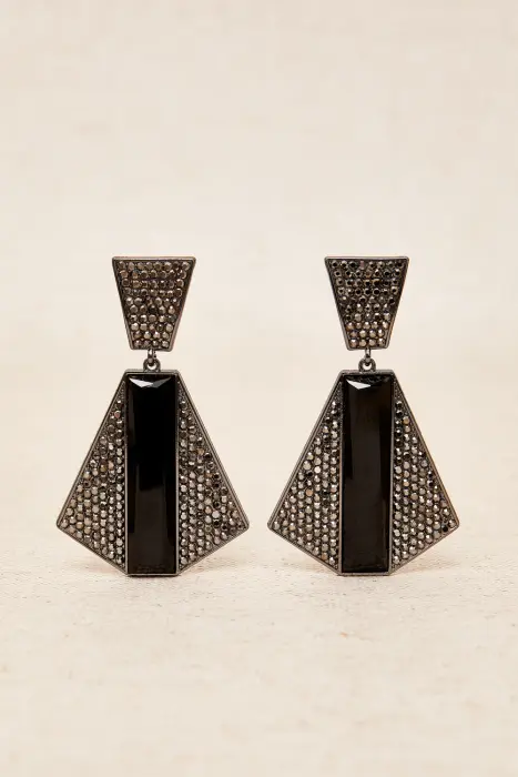 Pendientes Art Decó Brillo