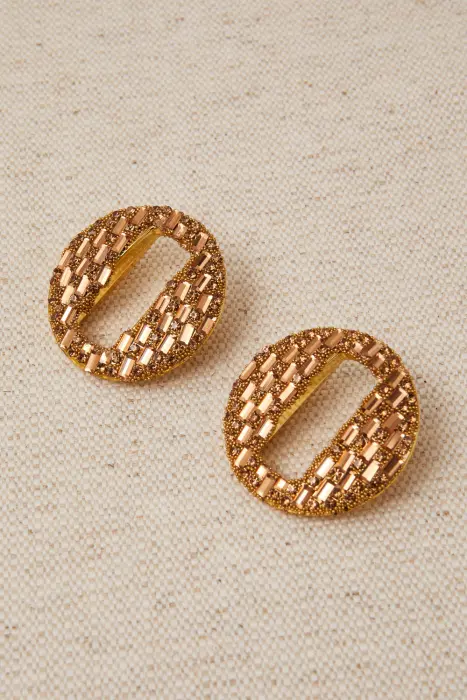 Pendientes Hebilla Brillo