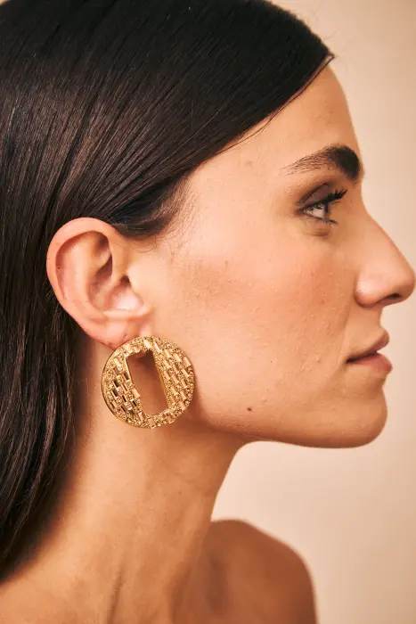Pendientes Hebilla Brillo