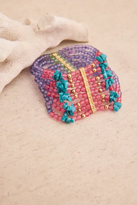 Pulsera combinada piedras