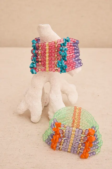 Pulsera combinada piedras